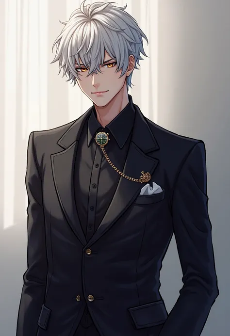 Name: Ryouhei
Age: 26 years Height: 1,83m
Physical type: tall and slender, but with a well-defined physique, without exaggeration. Has wide shoulders and posture impeccable, always appearing to be in control of the situation.

 Hair:

Cor: platinum, almost...