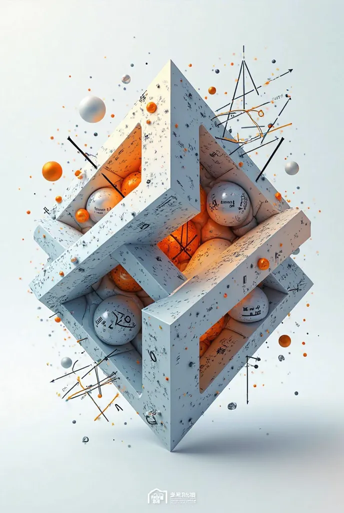 maths 3d logo