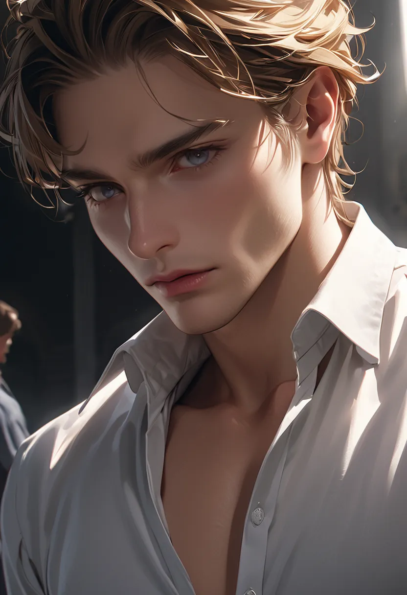 Name: Ryouhei
Age: 26 years Height: 1,83m
Physical type: tall and slender, but with a well-defined physique, without exaggeration. Has wide shoulders and posture impeccable, always appearing to be in control of the situation.

 Hair:

Cor: silver
Estilo: P...