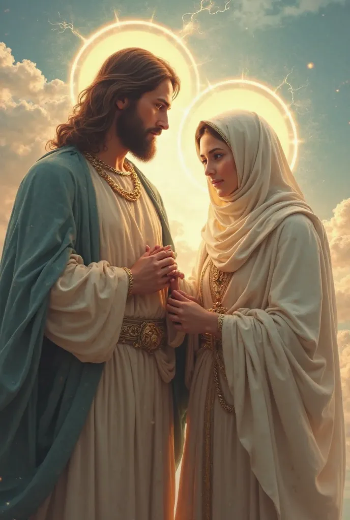 Jesus Christ and Mary of Nazareth 
