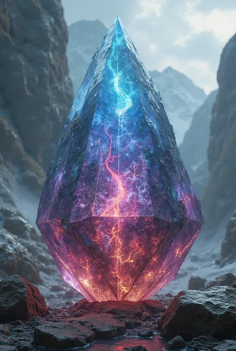 create the gem from the Monster Hunter Wilds game, Imposing in an ultra realistic way