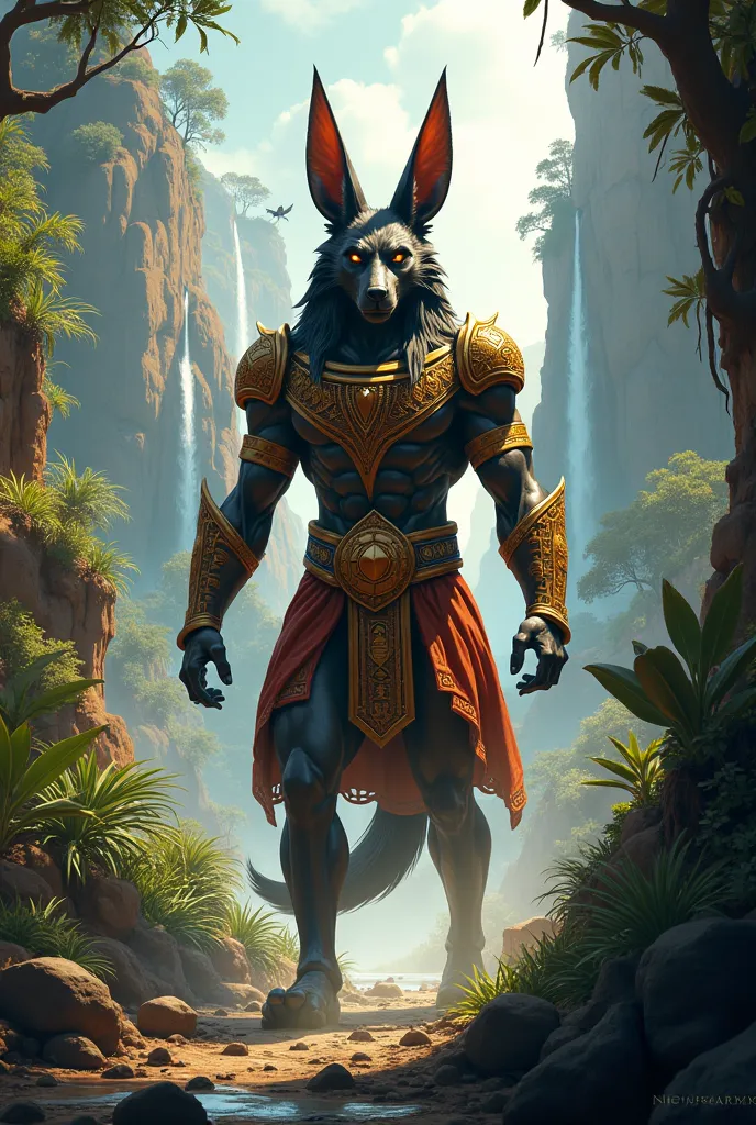 White anubis in hunt royale art