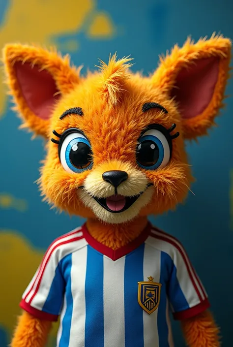 Stitch with the São Paulo soccer club jersey