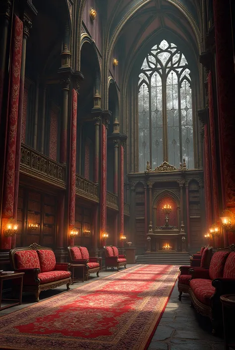 Large and luxurious Gothic room