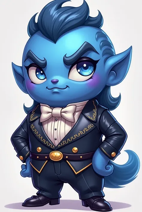 Character from the game Cookie run 

Character name: Blueberry Noble Cookie
Type: Blueberry cake
Gender: Male
Elegant:  noble, Appearance:
Blueberry Noble Cookies have a soft deep blue-violet crust, symbolizes fresh blueberries. He wears a classic noble su...