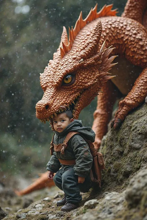 A dragon fucking a young boy