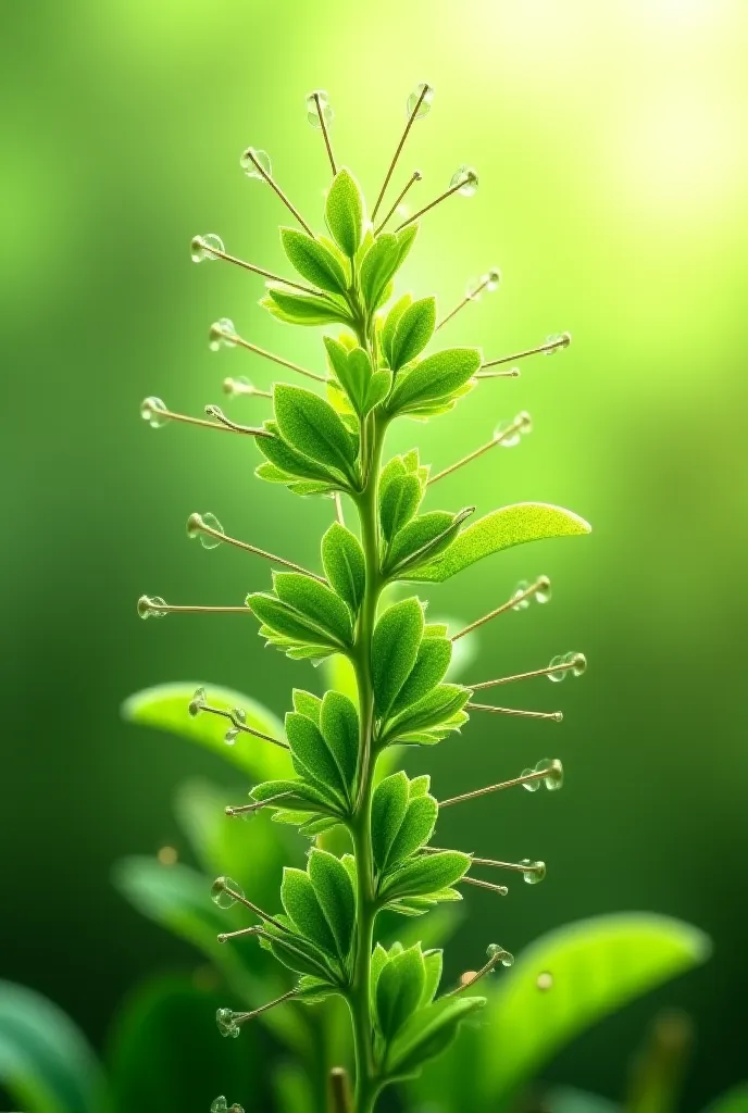 Une plante avec des flèches pour décrire la structure chimique de la cellulose, hemicellulose et lignine