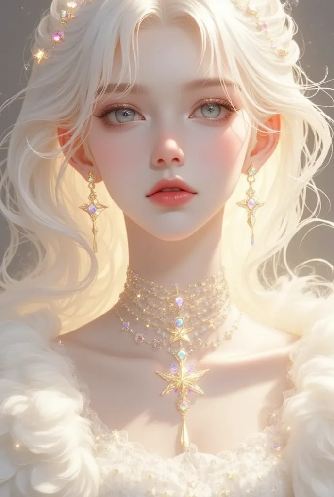 Ethereal and Radiant: Her skin may glow with a soft, unearthly light, as if composed of pure magic. This light may change depending on her mood or the power she is using. Eyes as the Universe: Her eyes may be like mirrors of reality - not just human, but r...