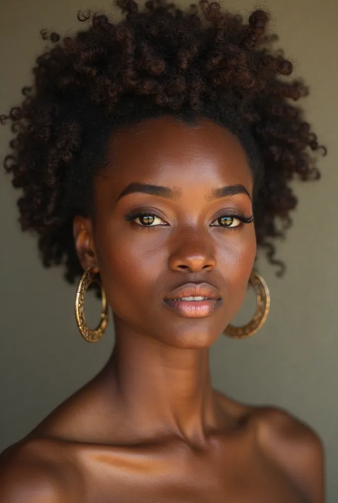 Imagine an influential Angolan model with striking features and natural beauty that captivates everyone around her. She has radiant skin, expressive eyes, and a contagious smile that reflects the joy and energy of Angolan culture. Her presence on social me...