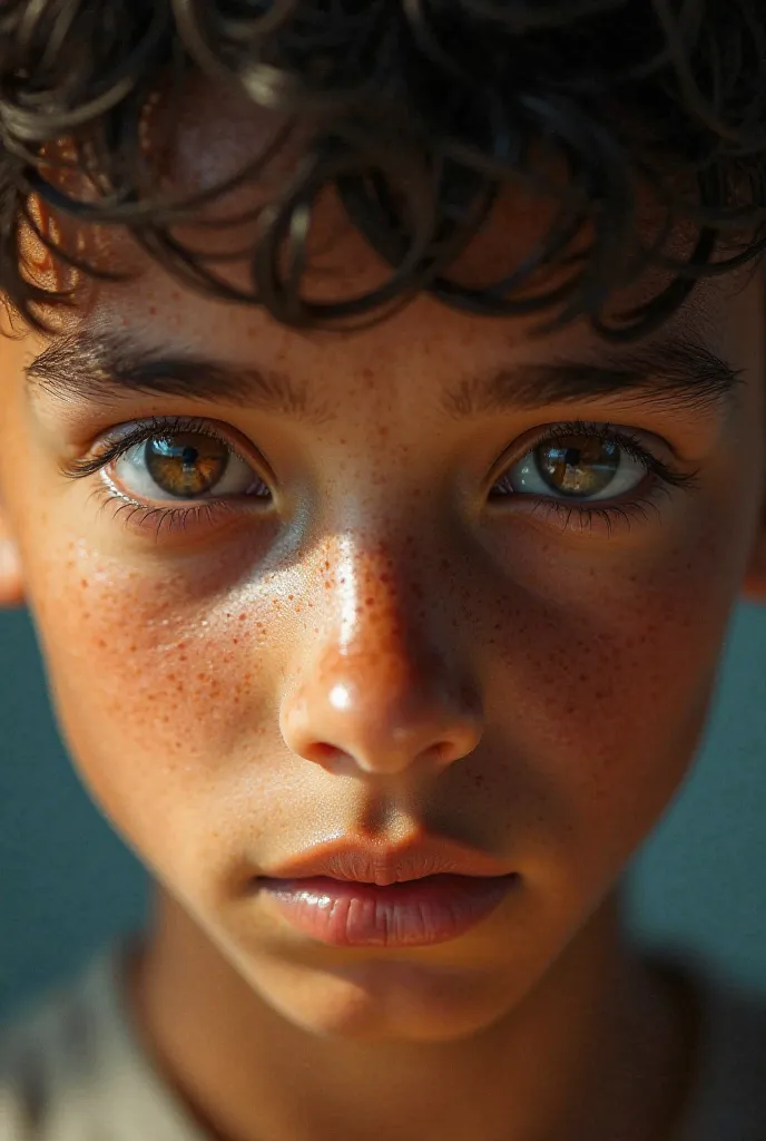  adolescent boy,  eyes, Realistic Brazilian, 4K