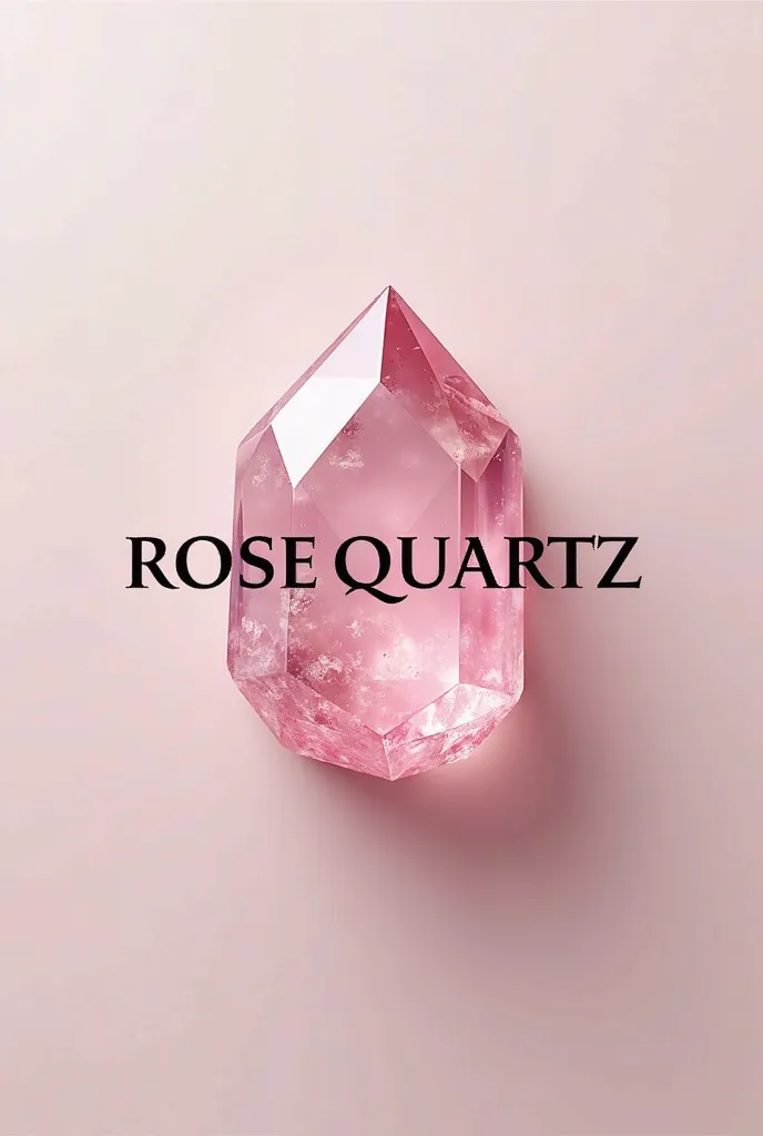 Logo for a brand with a name "Rose Quartz "