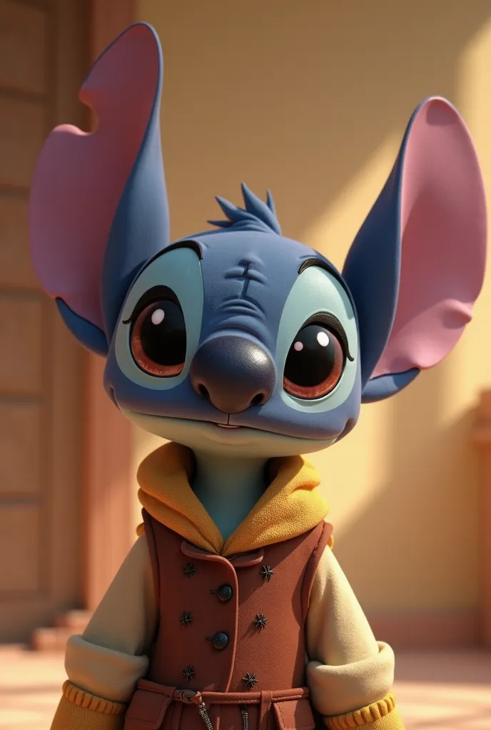 a cartoon tailor with big eyes and big ears,  Disney cartoon  face, Big Disney eyes, lilo e stitch, Points, cute cartoon,  Disney cartoon ,  diseny animation style,  in Disney animation style, Personagem da Disney, disney stylized hairy, Disney 2D animatio...