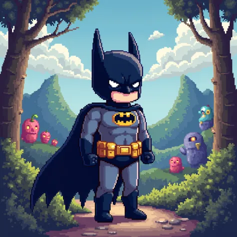 Batman Pixel in the Undertale Universe