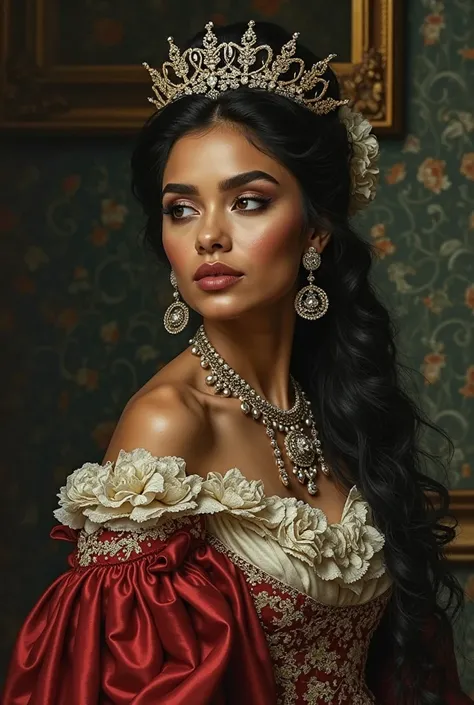 make shay mitchell look like doña Victorina from El filibusterismo 