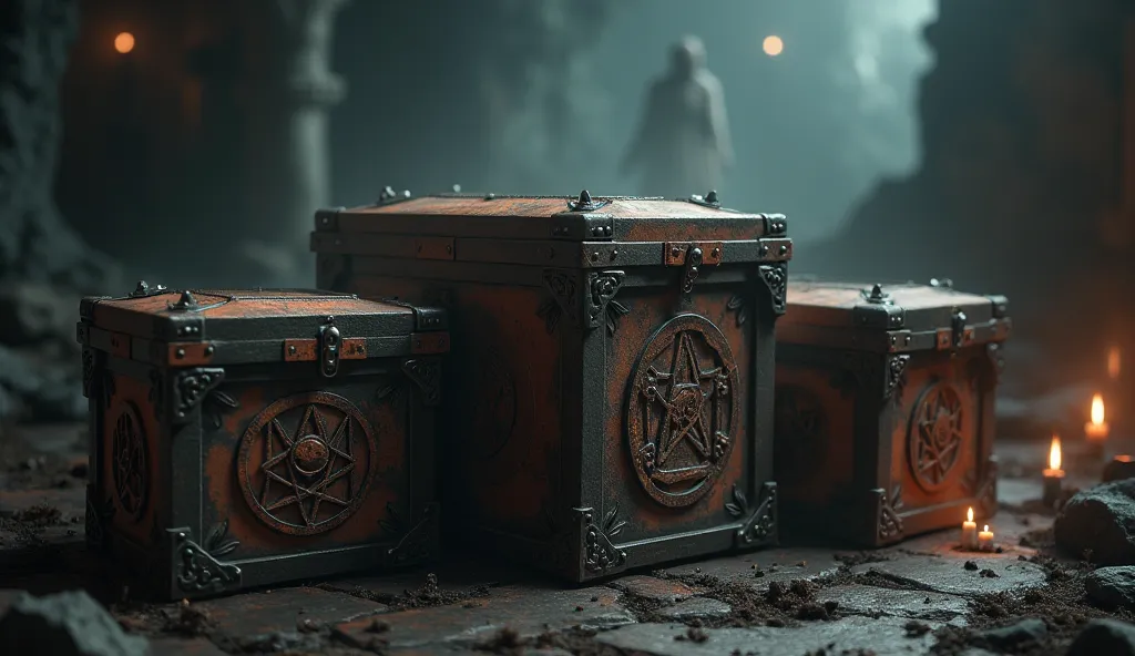 Mysterious and cursed boxes, Claims in the environment and sinister background