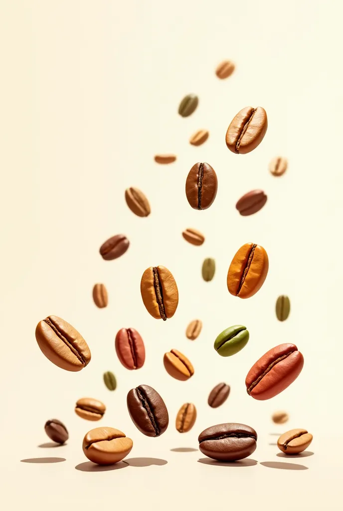 Caffeine rates of coffee beans