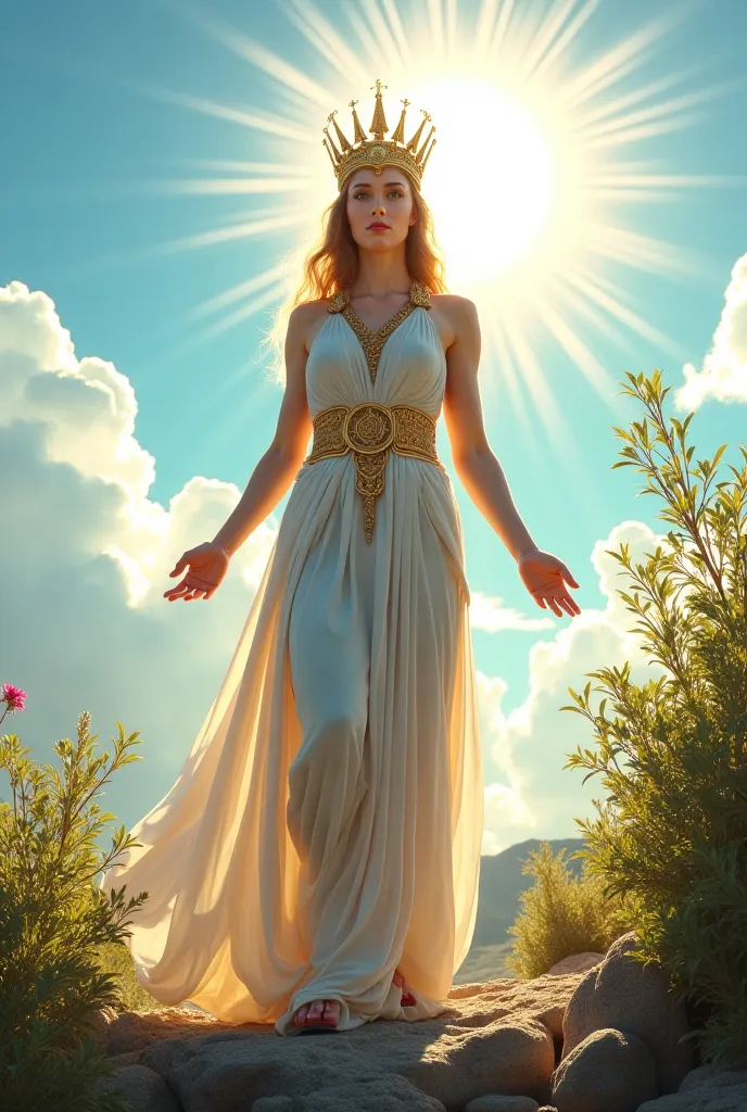 The Greek goddess carries the following characteristics: Goddess of the Day