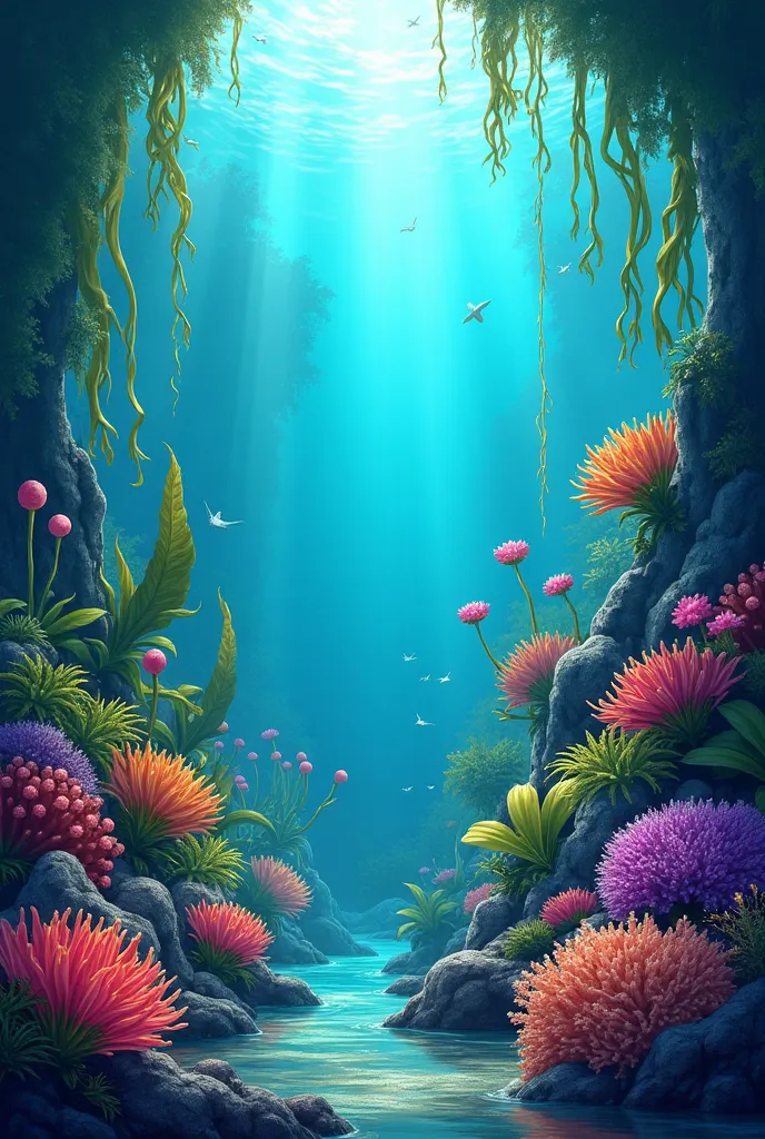 marine plants (paint)