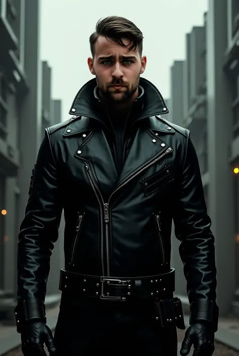 Create me a new order king with a leather jacket