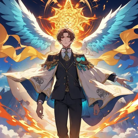 Third Descended: Melanio Terrace
The role: Legend of Change, Inspirer of Nations
Appearance: Melanio, a medium-sized man with dark brown eyes, in which the fire of determination. His hair, is the dark and rebellious, is often braided with fire into somewha...