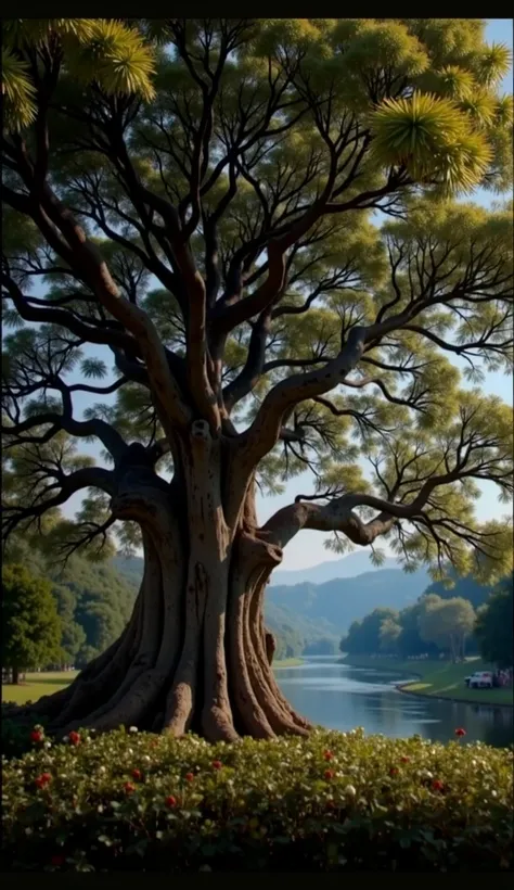 A melancholic breeze passes through the fig tree, making its last leaves fall slowly to the ground. in a few moments, there are only dry and twisted branches left, lifeless. The Jordan River continues to flow in the background, reflecting the dark image of...