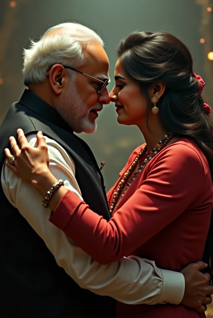 Modi kissing haseena 