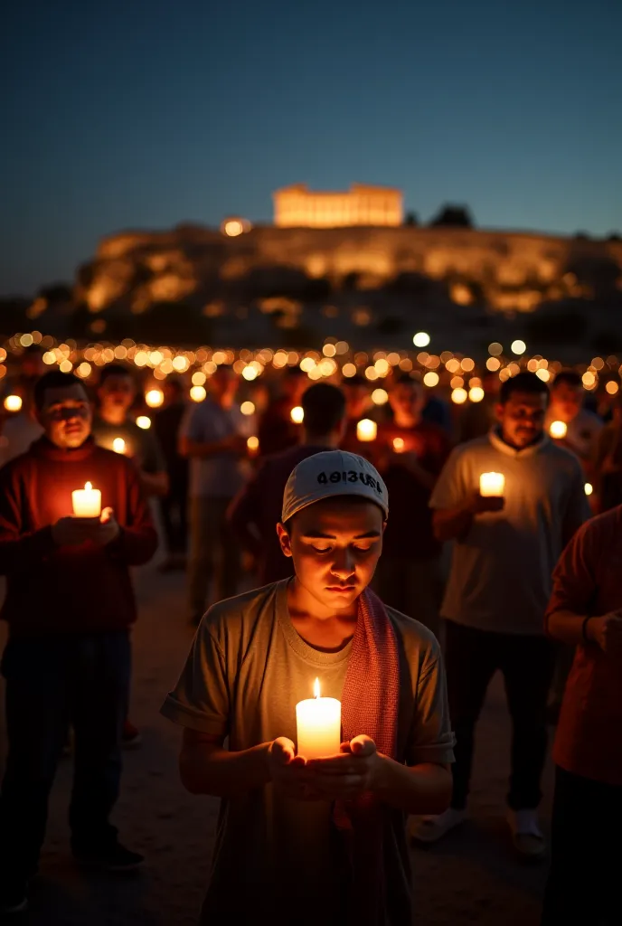 There is no photographer in which there is a Ramadan vigil and the Acropolis Club