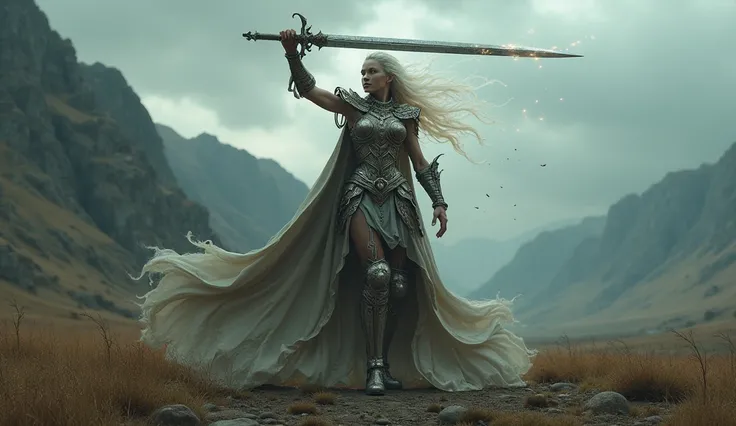 THE IMMORTAL WOMAN CARRYING THE SWORD AND USING HER POWERS IN THE MIDDLE AGES
