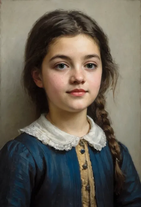 Young girl,  creative improvisation (Created by Nicolas de Cressy)