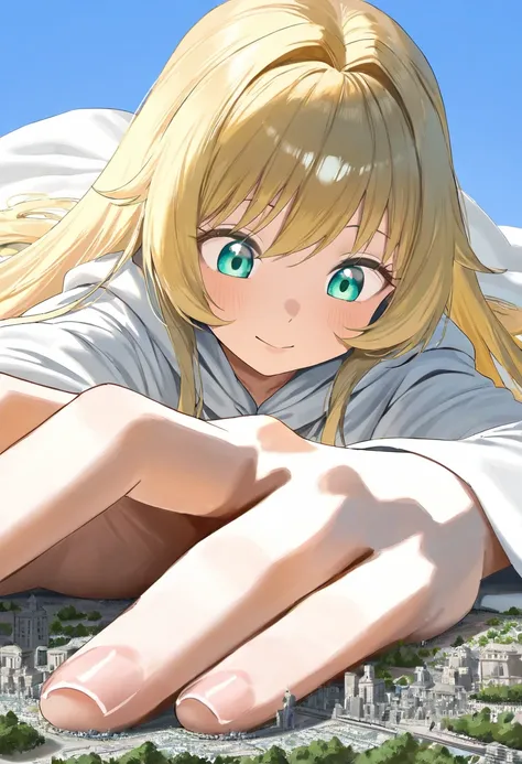  (closeup princess girl: 1.2), (ultra closeup of a girl only: 1.1), robes, simple background, (ultra closeup girl: 1), (foreshortening: 1.2), (closeup girl: 1.0), laying on ground, (macro size: 1.3), long hair, (continents from sky view: 1.2)