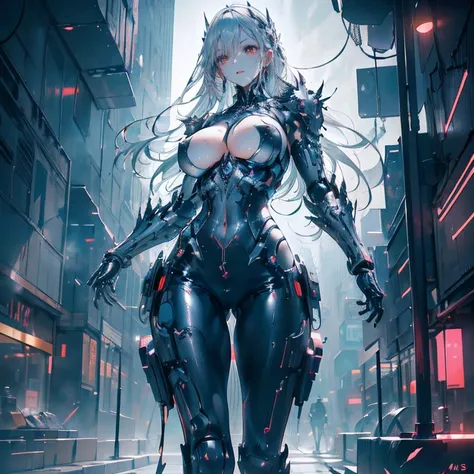 "Full-body anime kawaii character, beautifully detailed eyes and lips, long eyelashes, soft and elegant expression. A young woman with a slender and graceful figure, wearing a perfect, sexy and elegant thicc body nice sexy appeal, large breasts and butt. H...