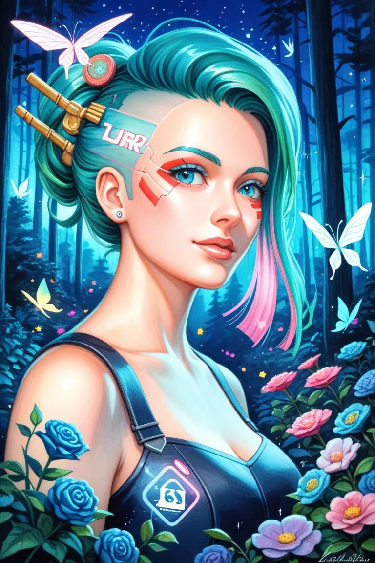  * Basics:
   * cyberpunk samurai, neon,  night city, exhaustive
   * A fairy made of flowers,  Fantastic, forest, Sparkle
   * a person who expresses abstract emotions, colorful, Contemporary Art, portrait
 * Add element :
   * cyberpunk samurai, neon,  n...