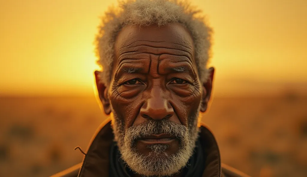 
GENRATE THUMNAIL WITH "A MAN WITH NO FRIEND" WRITTEN ON IT WITH THE PICTURE OF MORGAN FREEMAN with beautiful golden background