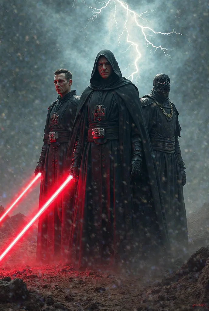 3 Sith Lords different from each other