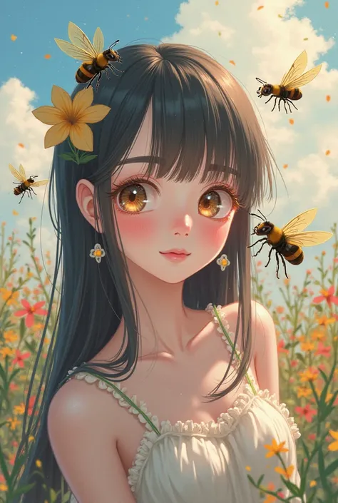  Anime girl 🐝 & 🐜