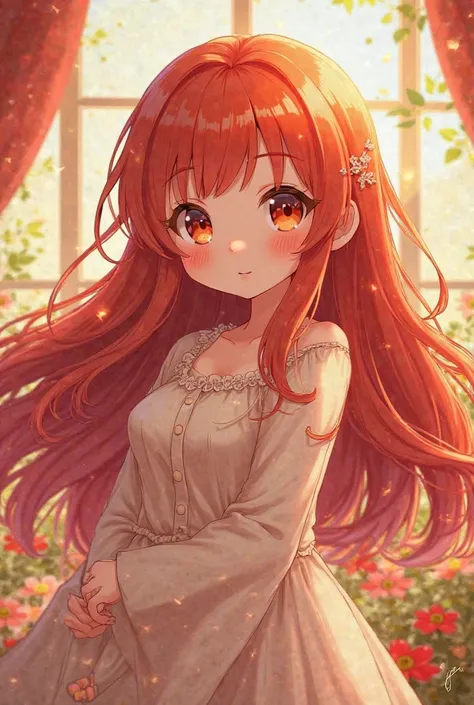 Chubby girl long hair red 



Anime 
