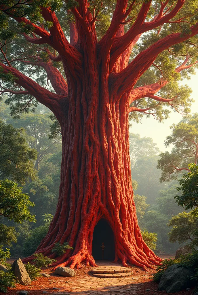 Red sandalwood tree photo png