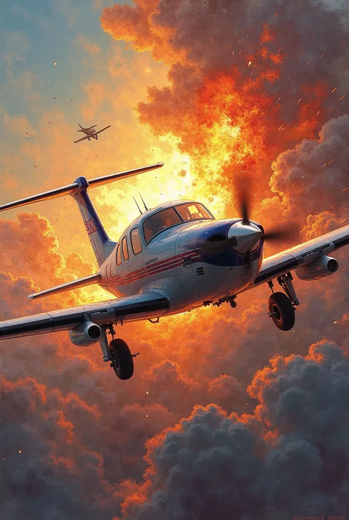 add cool painting in cessna ( it can be fire)