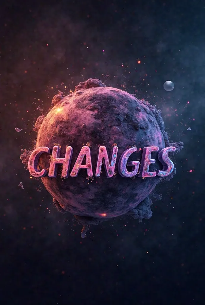 Create a logo that says changes, 4k quality and dynamic lighting