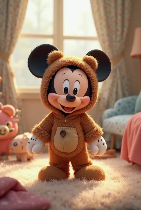 Mickey and teddy bear costume