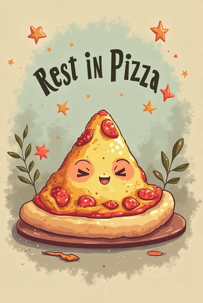 Create a poster a for brand “ Rest In Pizza”