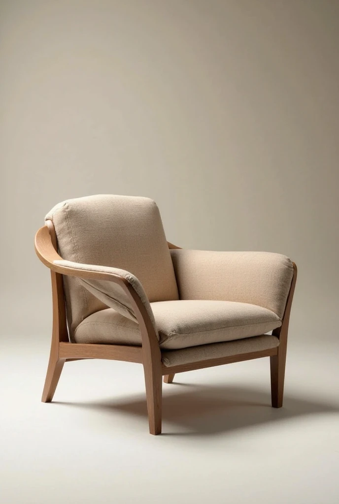 Bauhaus-based armchair with a touch of Art Nouveau 