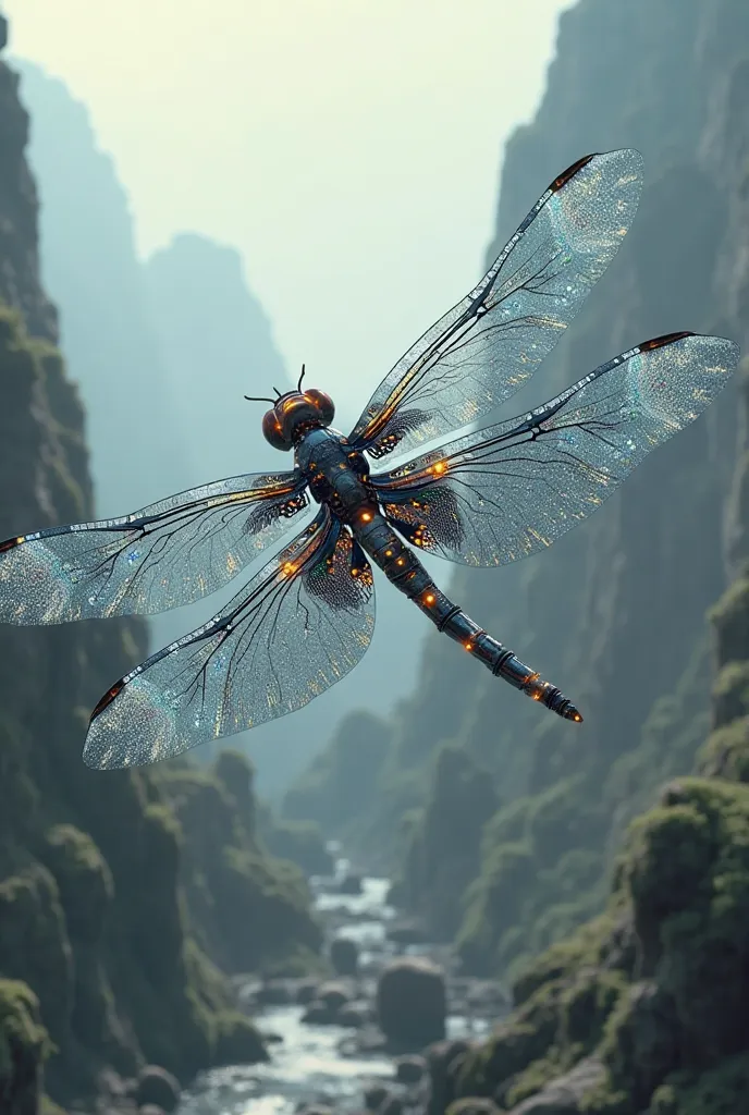 I want a dragonfly with programming code design 