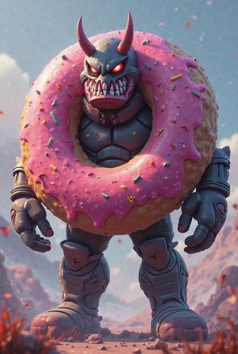 Fortnite tyrant with donut body