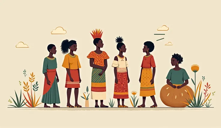 A clean image with elements that symbolize youth, respect, and authenticity. Perhaps a combination of modern, subtle, and elegant patterns, with Malagasy elements to maintain a local touch (such as a silhouette of Tamatave or stylized cultural elements).