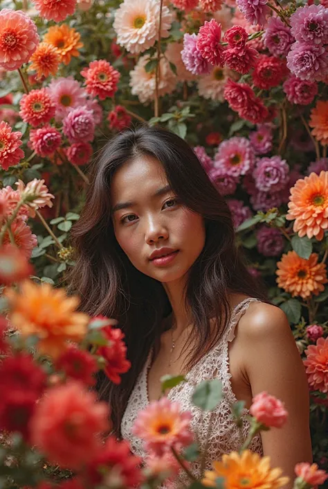 Colorful flower backdrop for studio photoshoot 