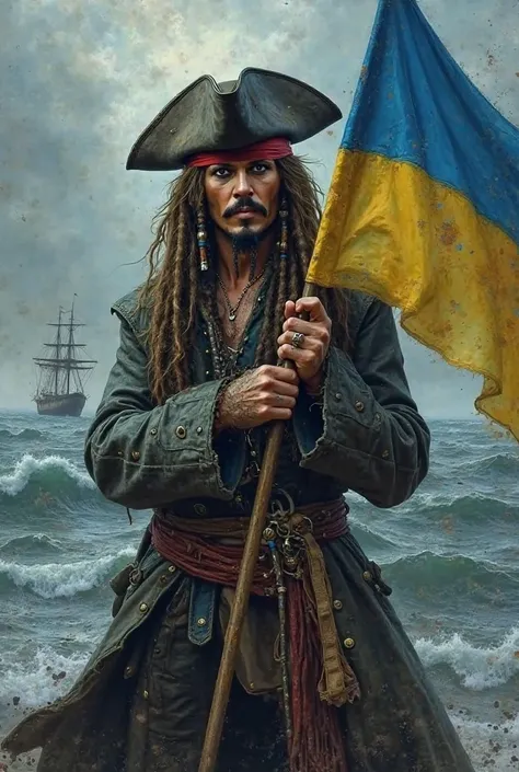 Jack Sparrow supports Ukraine