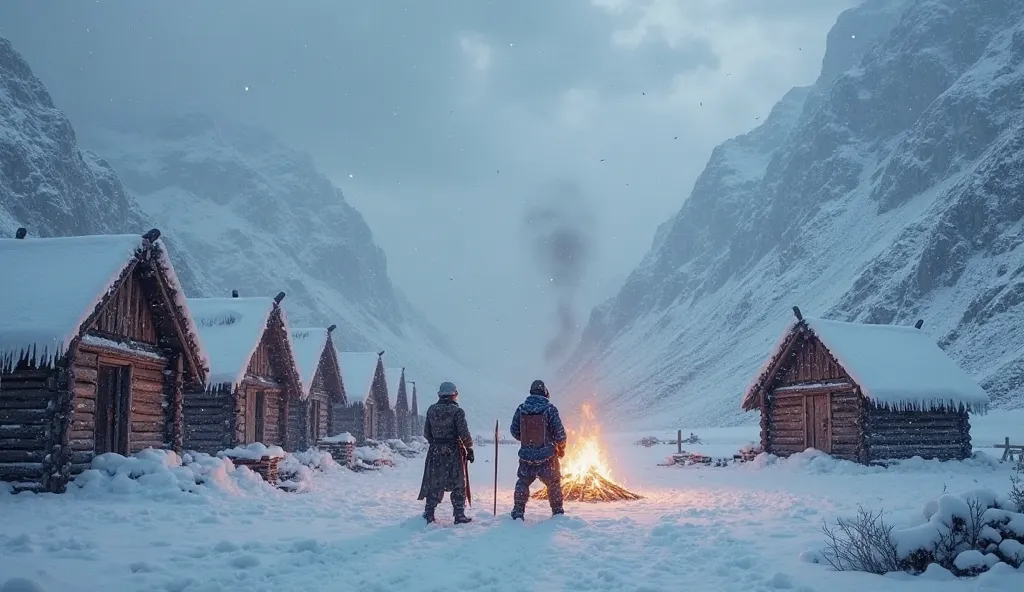 In the icy heart of the Freljord, the snow falls slowly over an isolated village, his log cabins, simple and rustic, are surrounded by vast ice fields and imposing mountains. The chopping wind blows through the cracks of the buildings, but around a central...