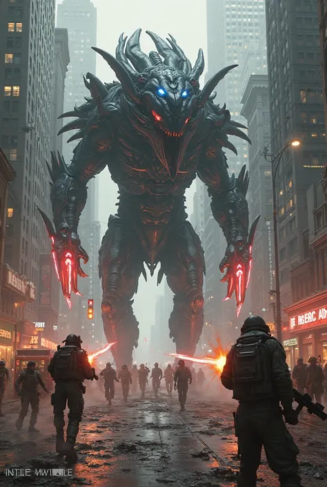 The Yautja Predators war in New York against the army.  