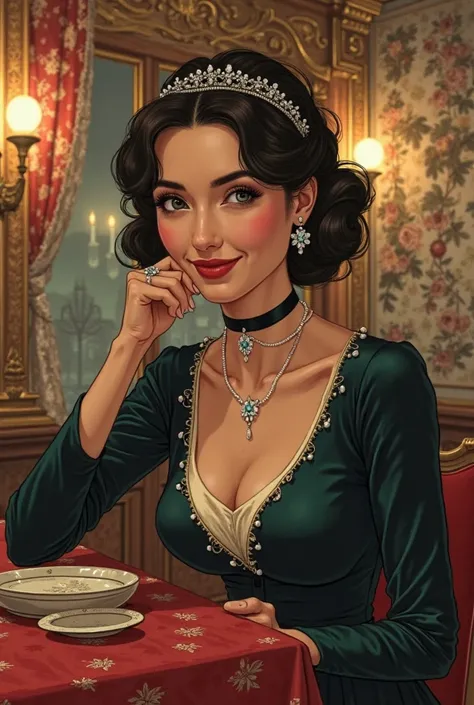 Comic 
without text 
One night, in the café where Coco sang, an elegant man with a thin mustache became interested in her. Her name was Étienne Balsan, a wealthy young man who was enchanted by her personality and invited her to live in his castle.
Coco lef...